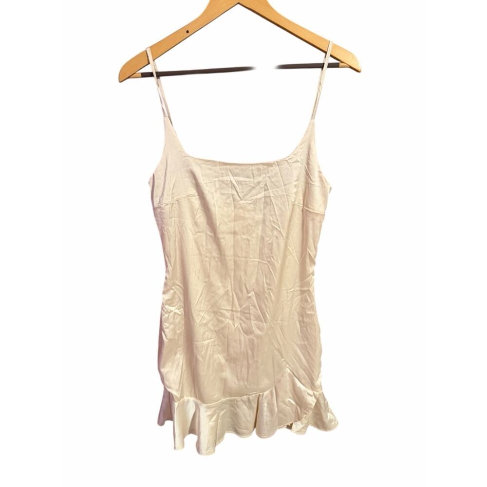 NEW Princess Polly Kiribati Mini Dress Champagne Satin Size 4 - Picture 6 of 10